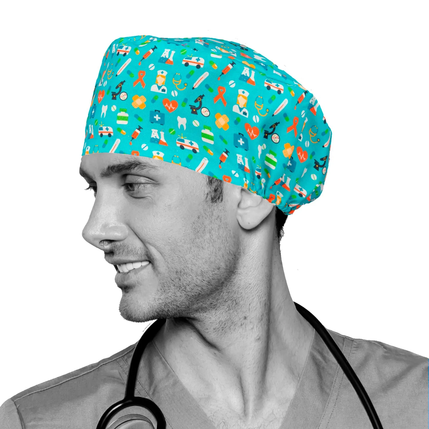 Pilucaps, Op Cap Long Hair Life Unisex Hat for Men and Women, 100% Cotton, multicoloured - Image 5