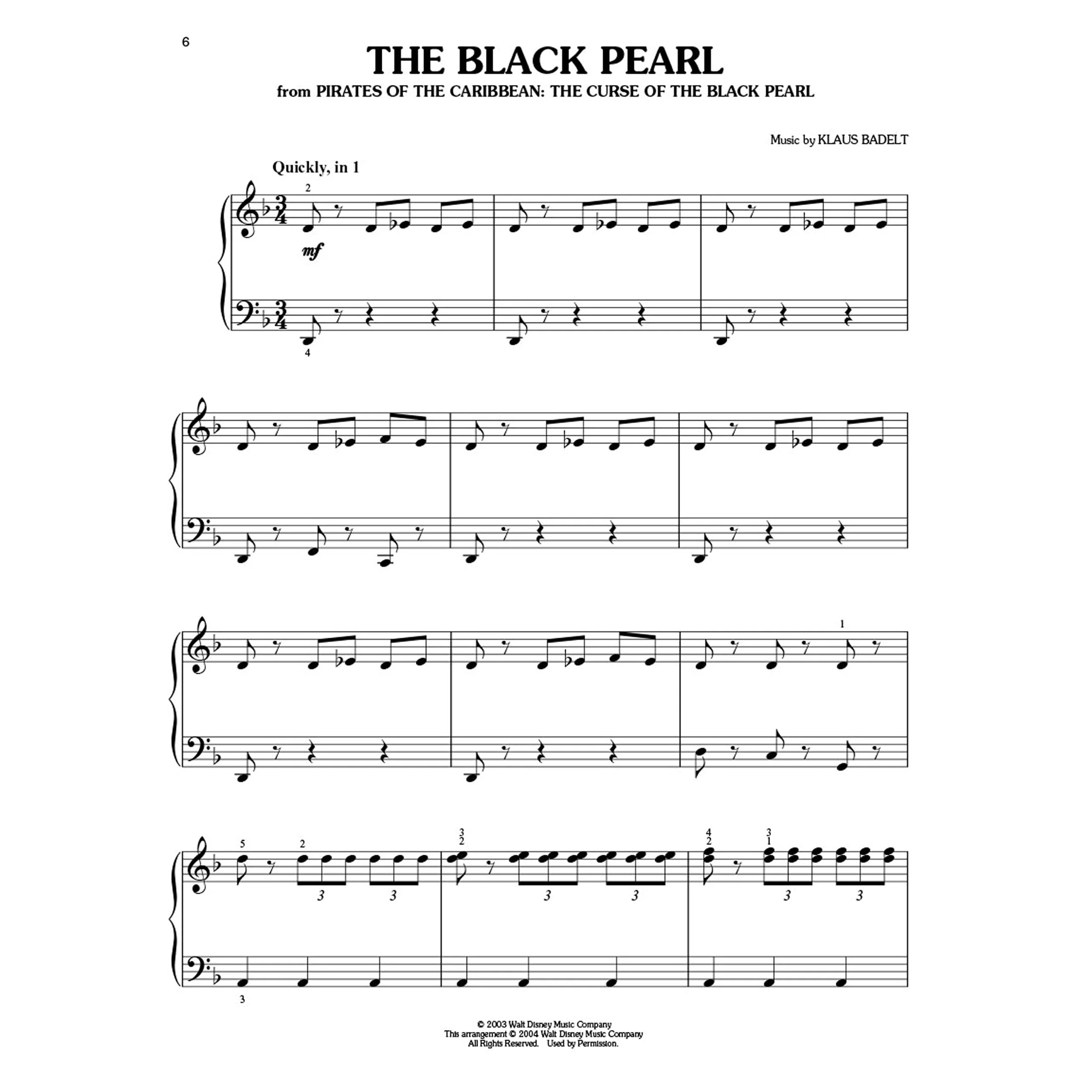 Pirates of the Caribbean: Easy Piano Solo Collection - Image 5