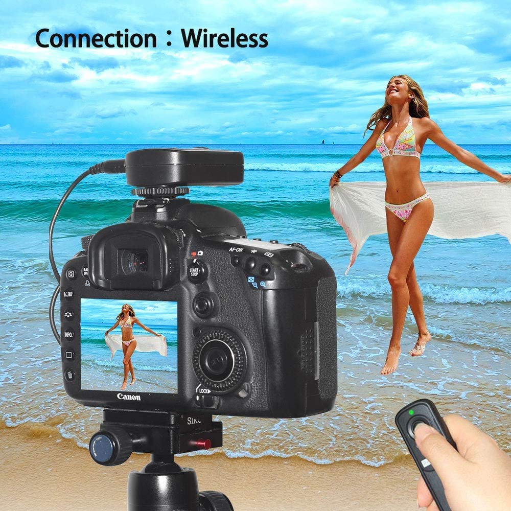 Pixel 2.4GHz Digital Wireless Remote Shutter Release oppilas E3 for Canon, Pentax, Samsung, Contax, Sigma and Hassleblad Cameras, Replaces Canon RS-60E3 - Image 3