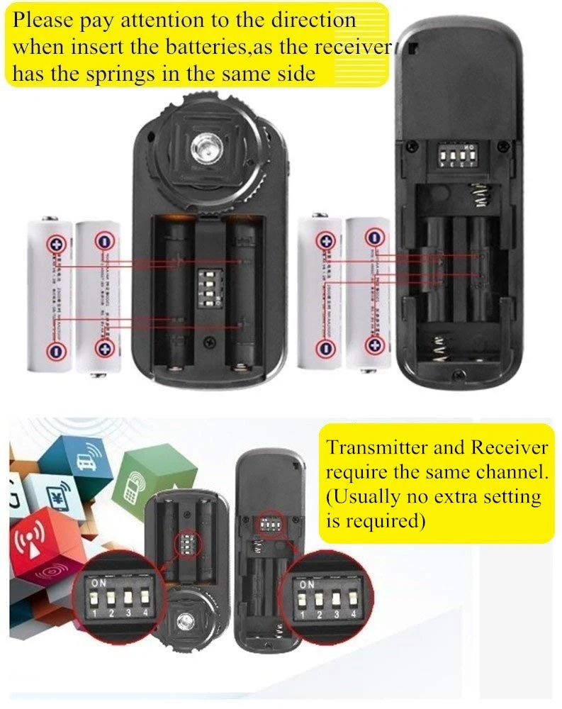 Pixel Camera Wireless Remote Shutter Release RW-DC0 for Nikon Z8 Z9 D3 D4 D5 D6 D800 D850 D800E D810A D810 D700 D500 D300 D300s D200 F100 F90 F90X F6 F5 N90s D1X D2H with Nikon MC-30A MC-36A - Image 6