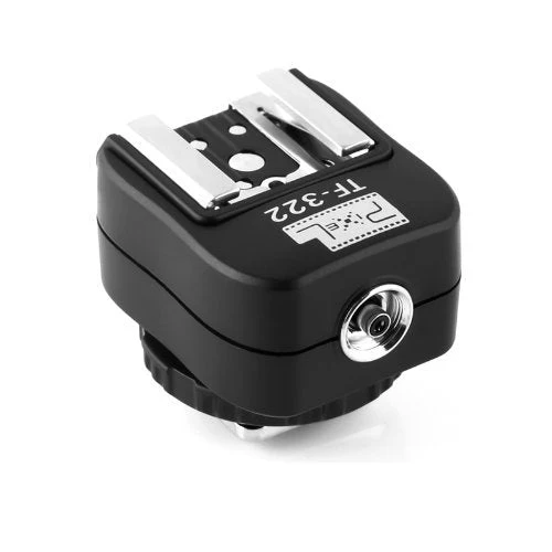 PIXEL Flash Hot Shoe for Nikon, TF-322 Flash Hot Shoe Sync Adapter with Extra PC Sync Port Dedicated for Nikon DSLR Shoe Mount Camera & Flashgun - Image 2