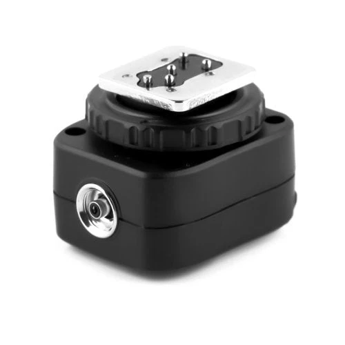 PIXEL Flash Hot Shoe for Nikon, TF-322 Flash Hot Shoe Sync Adapter with Extra PC Sync Port Dedicated for Nikon DSLR Shoe Mount Camera & Flashgun - Image 3