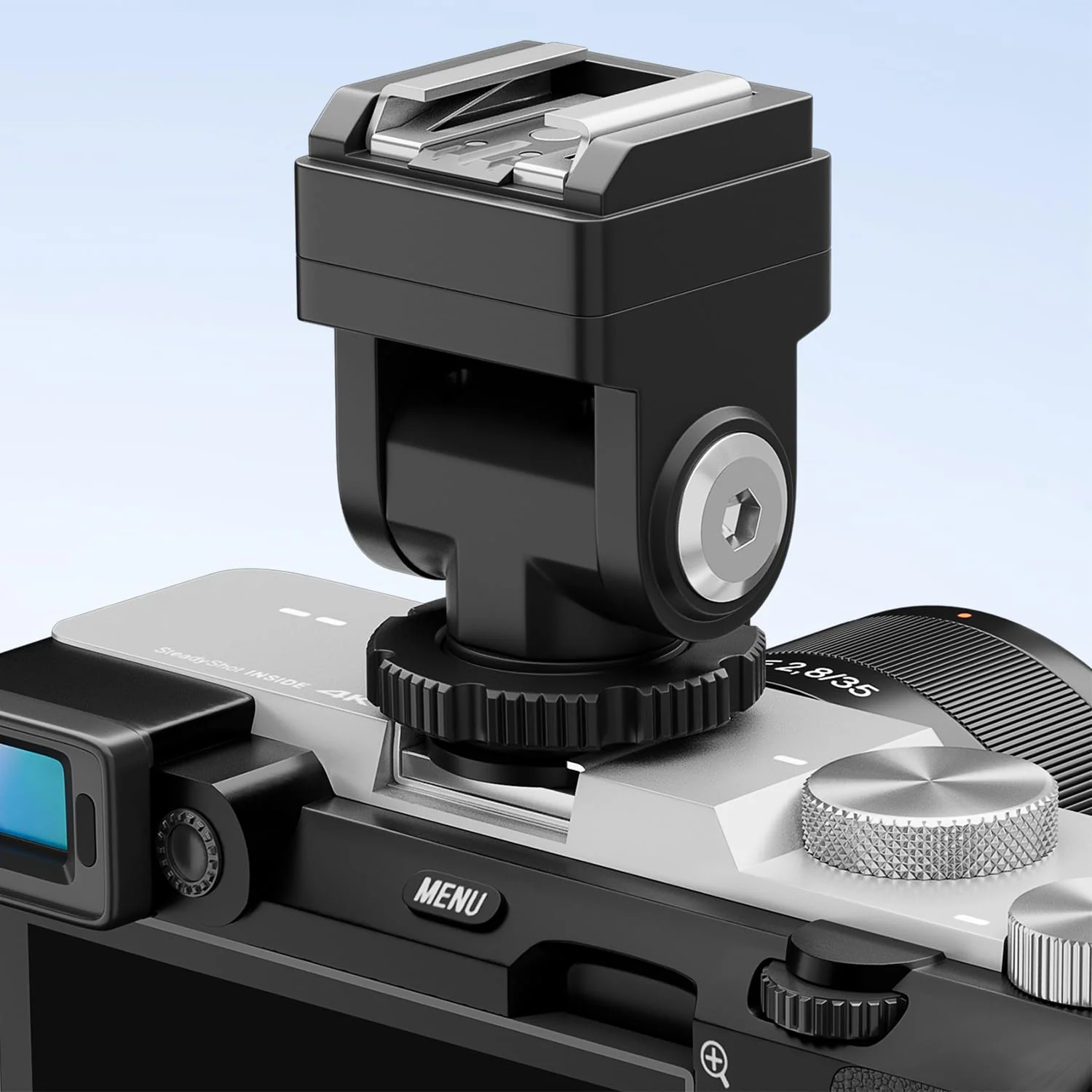 PIXEL Standard Hot Shoe Adapter with Extra PC sync Connection Port & 3.5mm Mini Phone Connection Port for Connecting Cameras to Additional Off-Camera Flash,Studio Light,Strobes or Other Accessories - Image 6