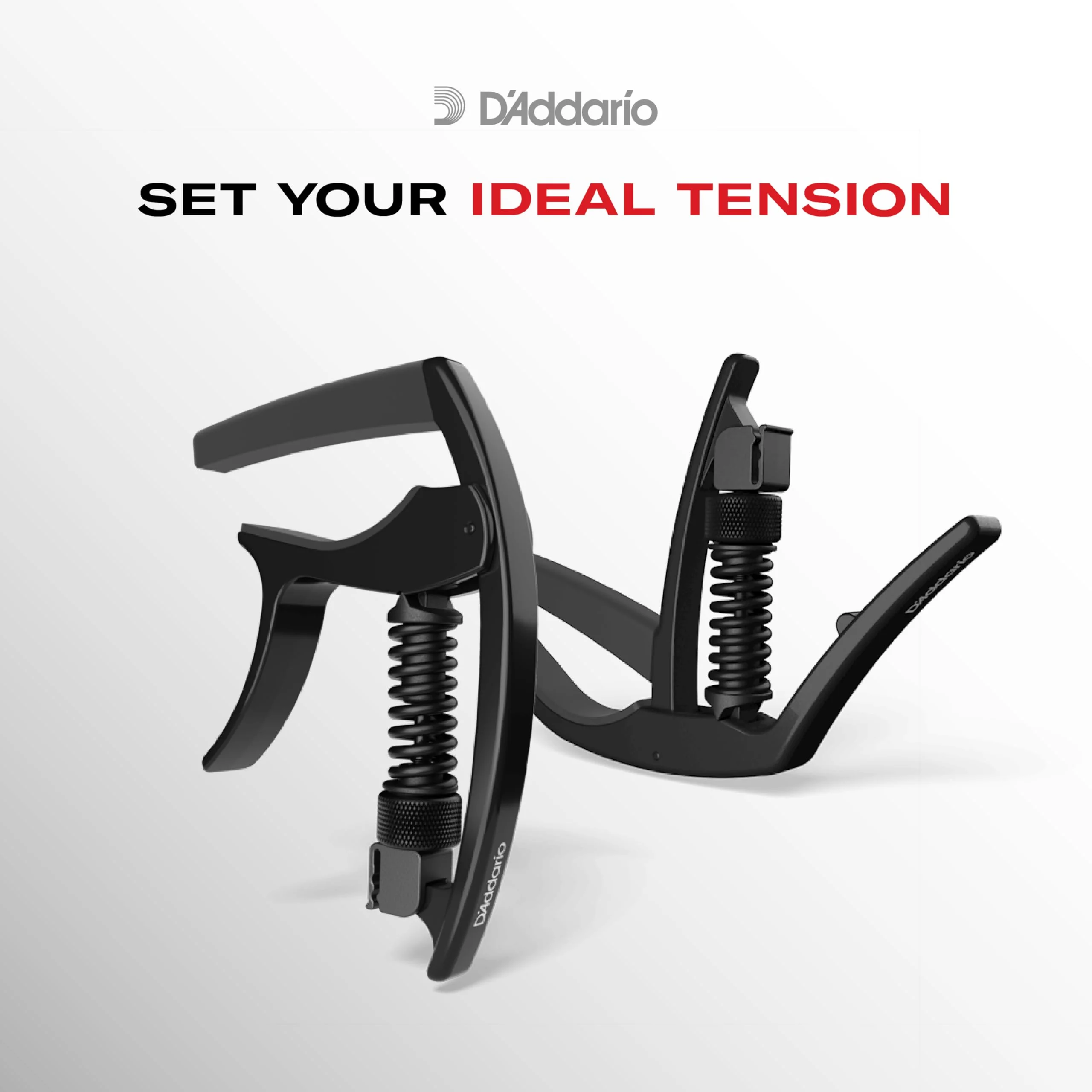Planet Waves by D'Addario Planet Waves Guitar Capo – NS Artist - For 6-String Electric and Acoustic Guitars - Single Hand Use – Integrated Pick Holder -Black - Image 3