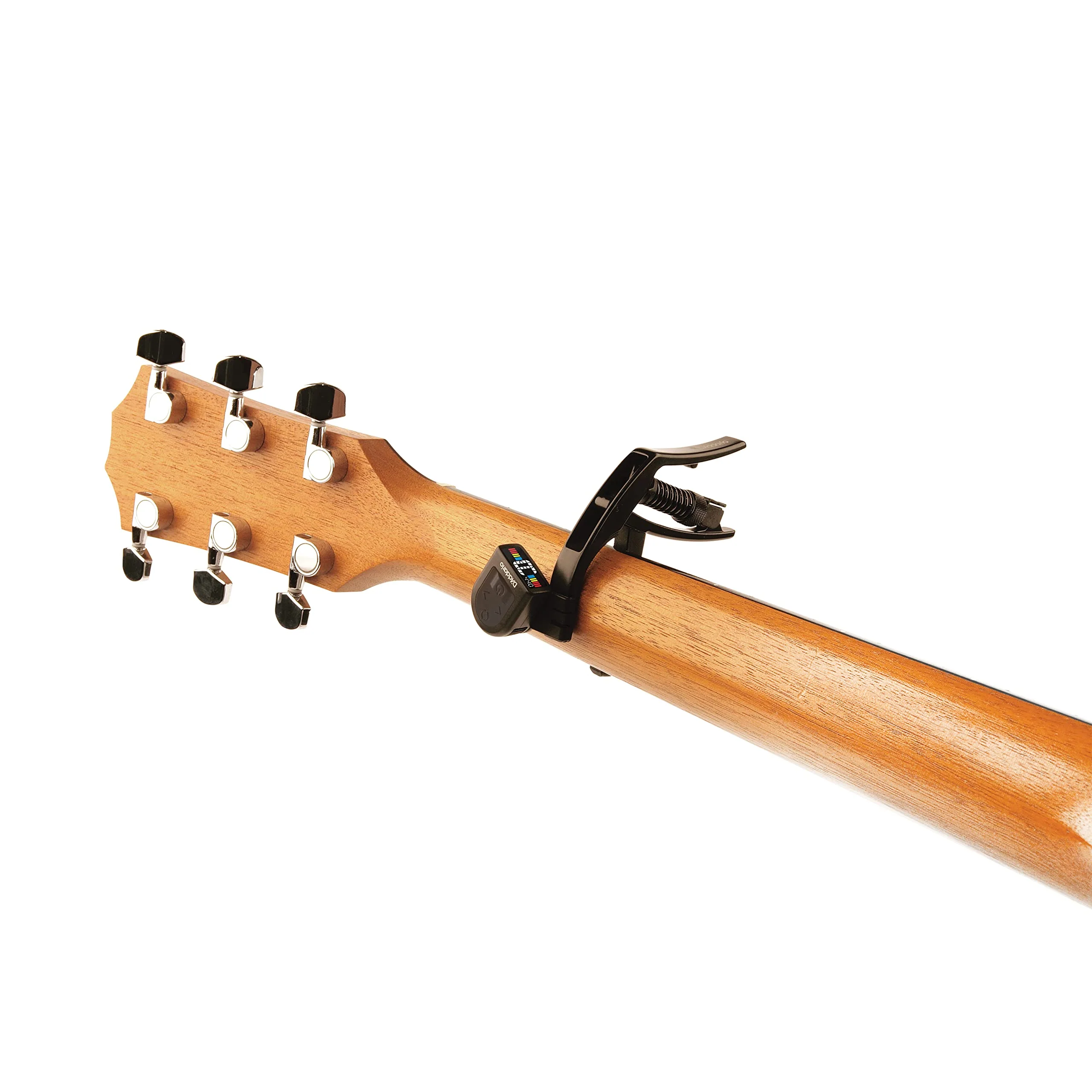Planet Waves by D'Addario Planet Waves Guitar Capo – NS Artist - For 6-String Electric and Acoustic Guitars - Single Hand Use – Integrated Pick Holder -Black - Image 6