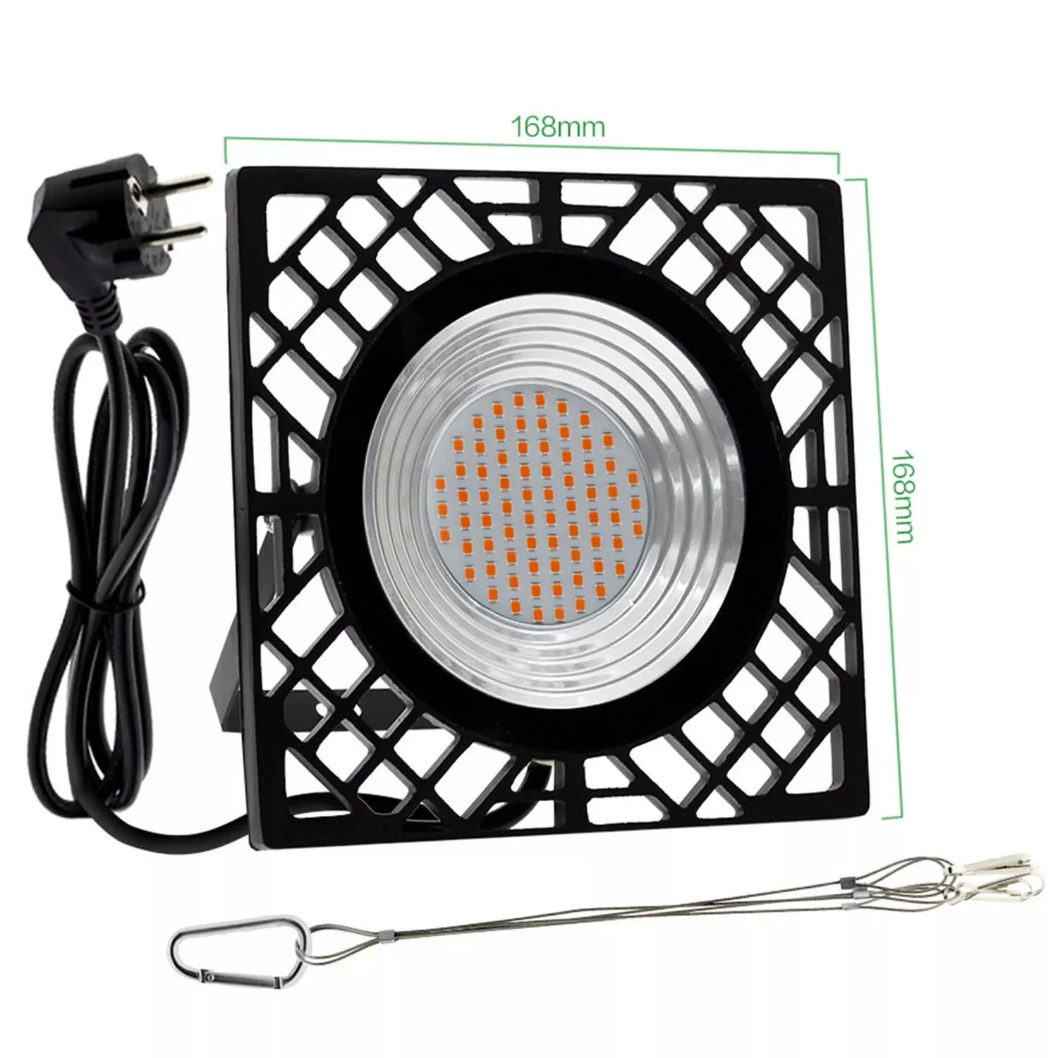 Plant Lamp LED Full Spectrum 72 LEDs 50 W Plant Light Hanging Grow Lamp IP66 100 LM/W - Image 3
