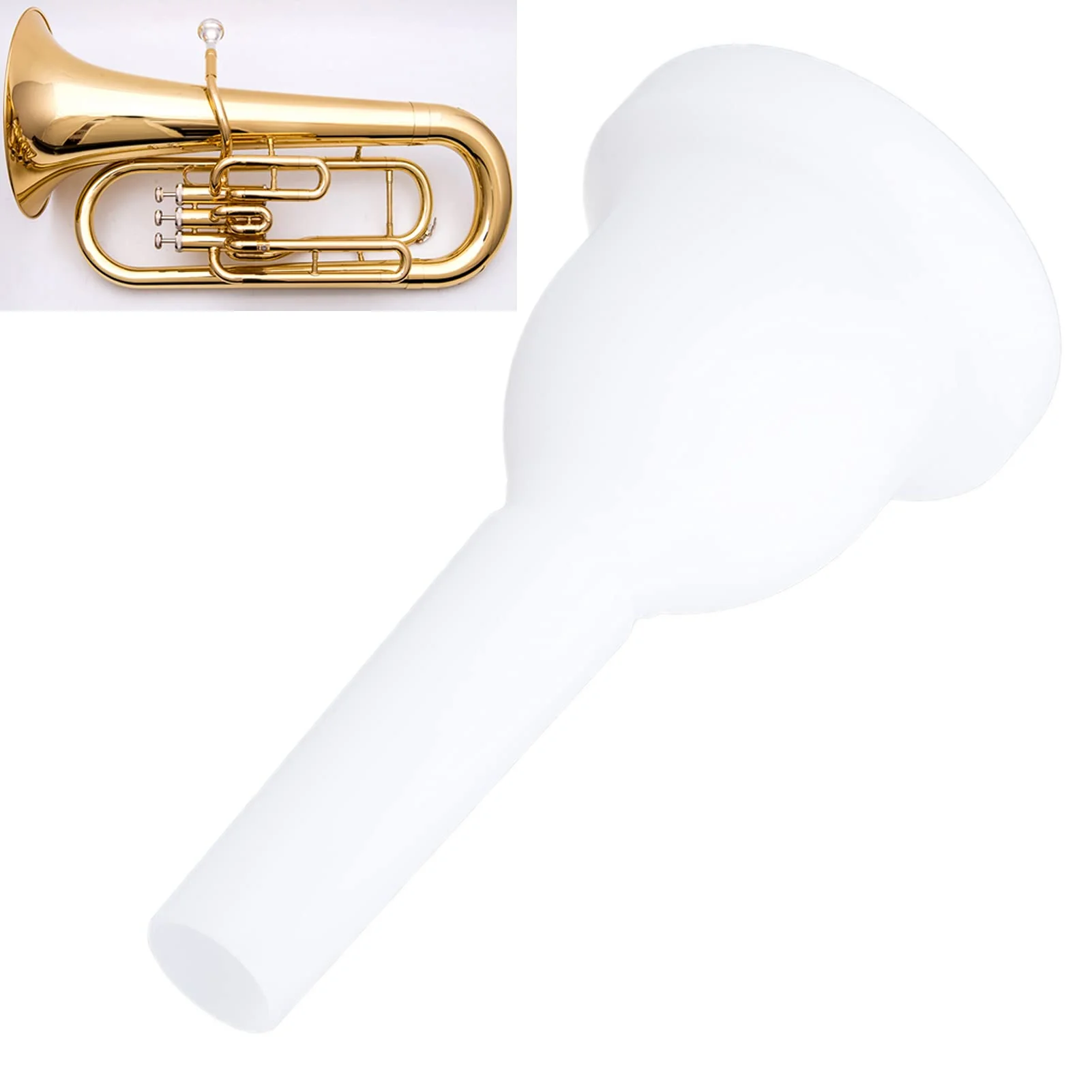 Plastic Tuba Mouthpiece, ABS Accessories Tuba Mouthpieces for Wind Instrument - Image 6
