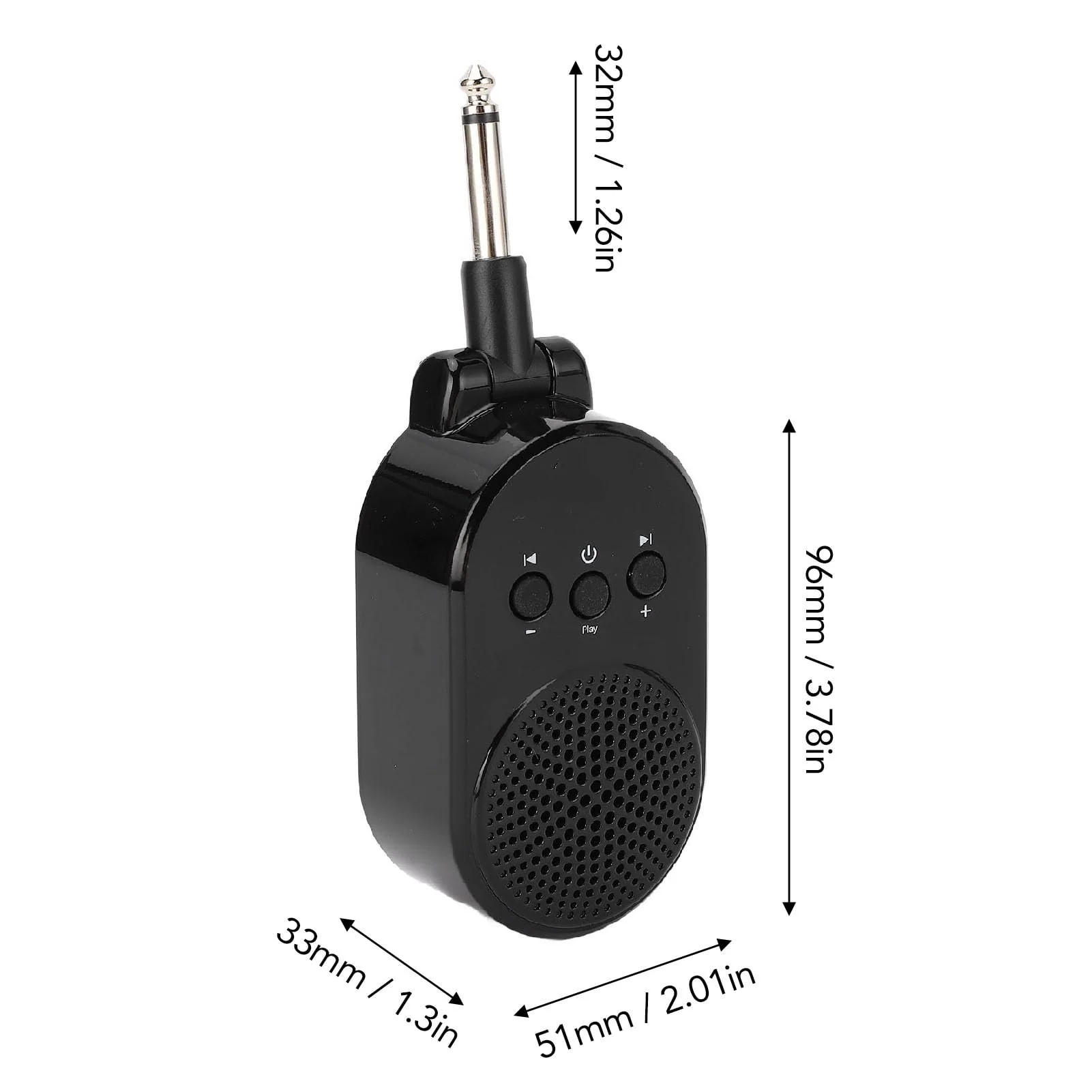 Plug in Guitar Amplifier Rechargeable Portable Bluetooth Practice Amp BT 85db 6.35mm for Guitar Bass Electric Instruments - Image 2