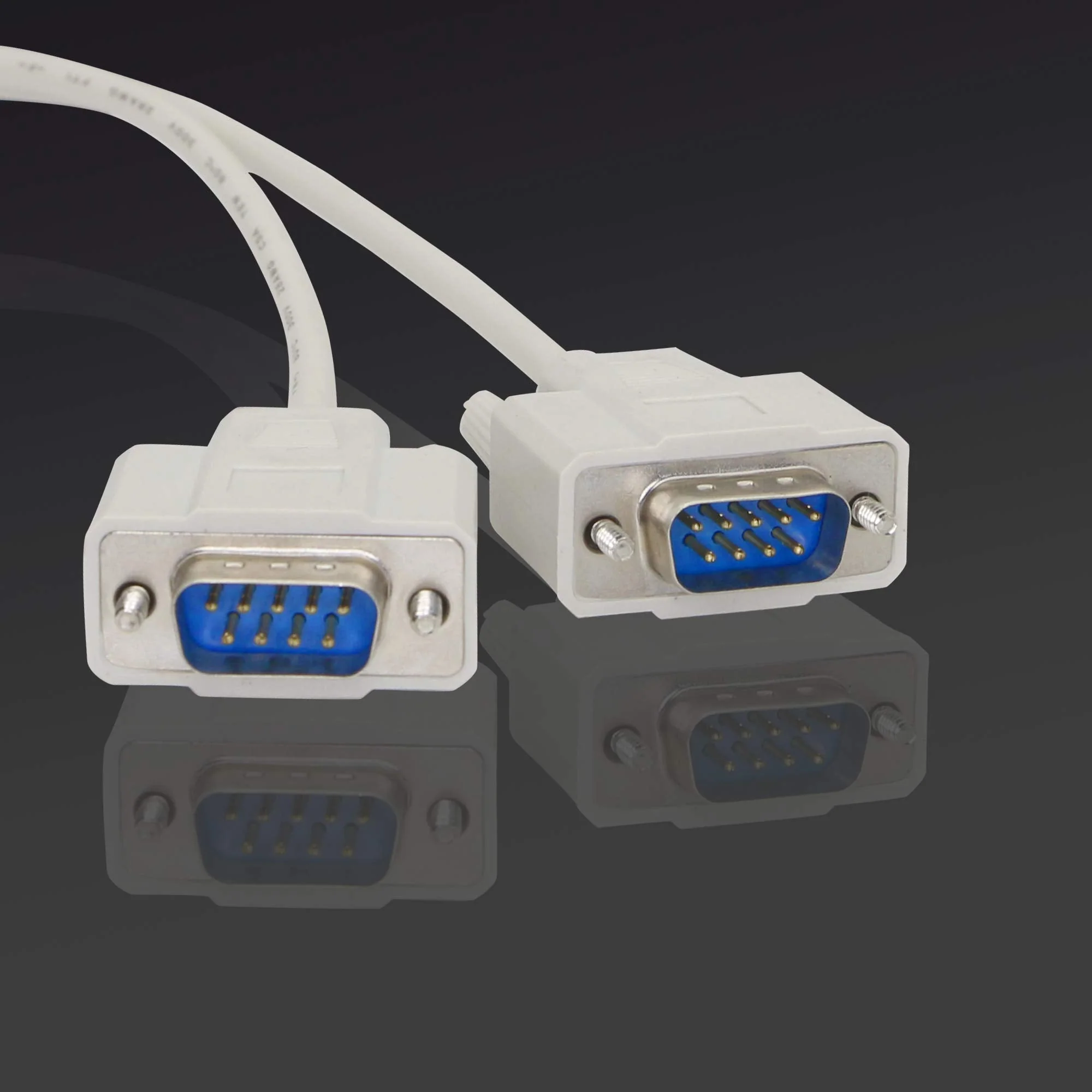 PNGKNYOCN 30cm DB9 Y Splitter Cable DB9 9 Pin 1 Female ale to 2 Male Rs232 Serial Splitter Adapter Straight-Through Cable YOUCHENG for Connect Various Serial Interface Devices - Image 3