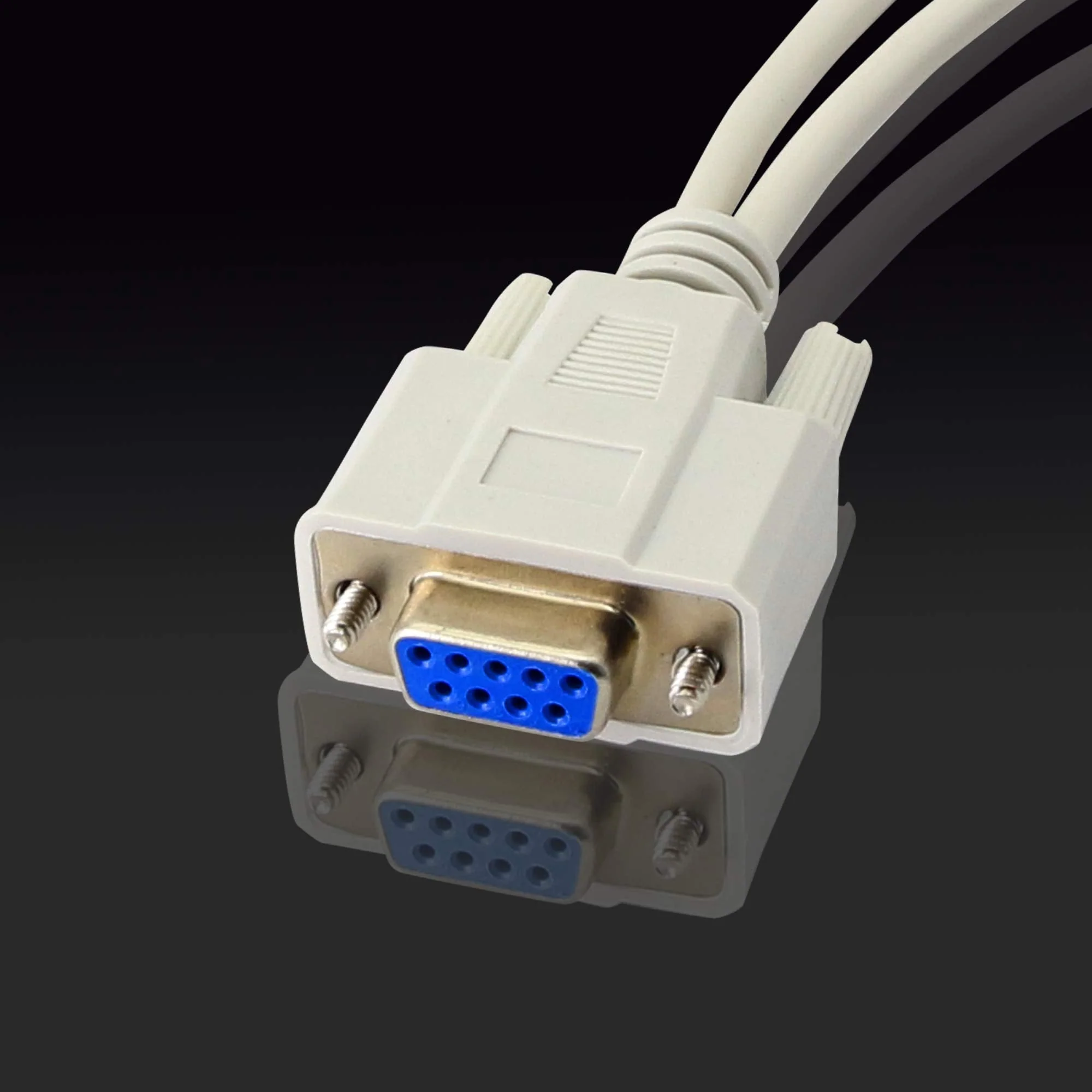 PNGKNYOCN 30cm DB9 Y Splitter Cable DB9 9 Pin 1 Female ale to 2 Male Rs232 Serial Splitter Adapter Straight-Through Cable YOUCHENG for Connect Various Serial Interface Devices - Image 4