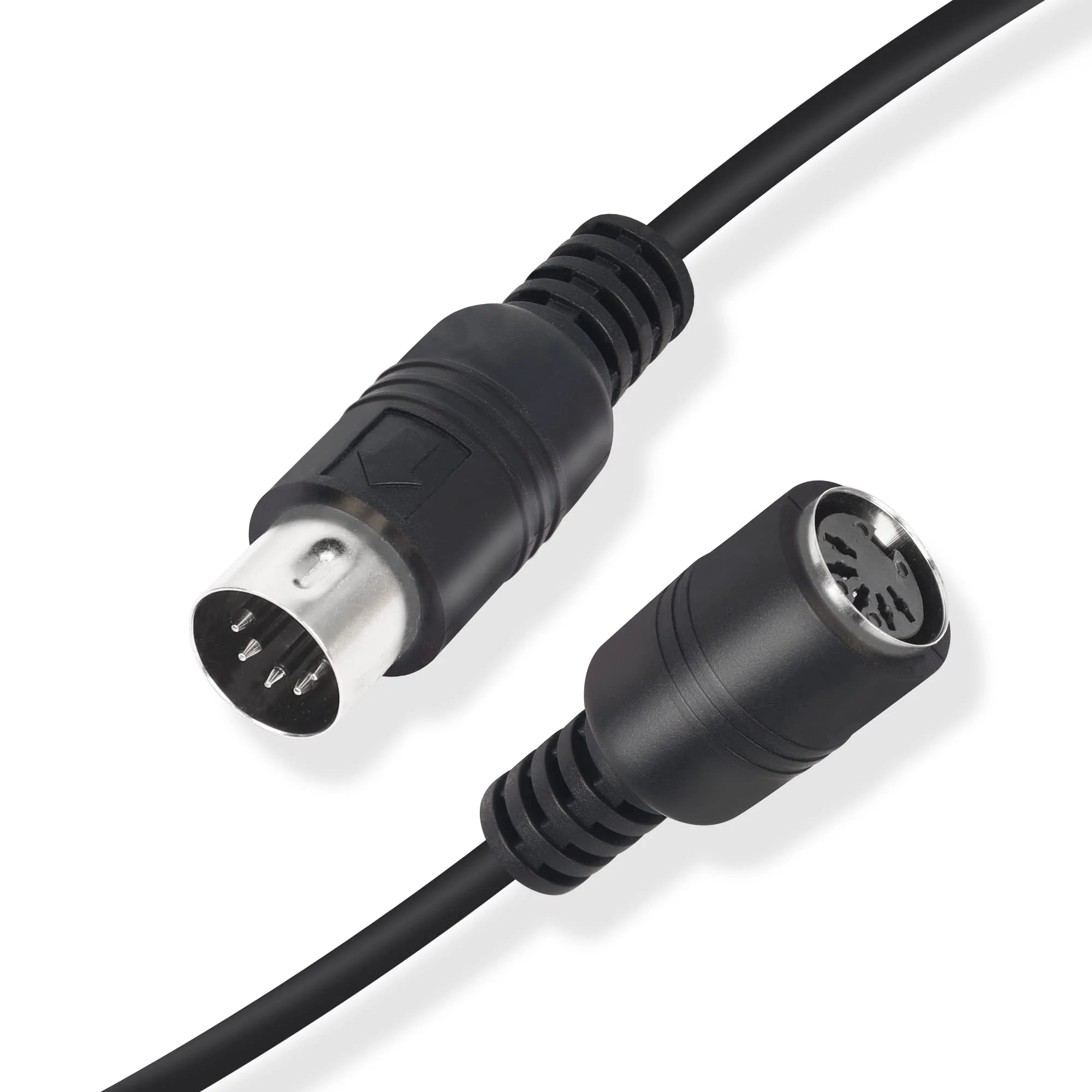 PNGKNYOCN MIDI Extension Cable DIN 5 Pin Male to Female Audio Adapter Cable for MIDI Keyboard Synthesizer, Organ, Electric Piano, MIDI Guitar(50 cm) - Image 4