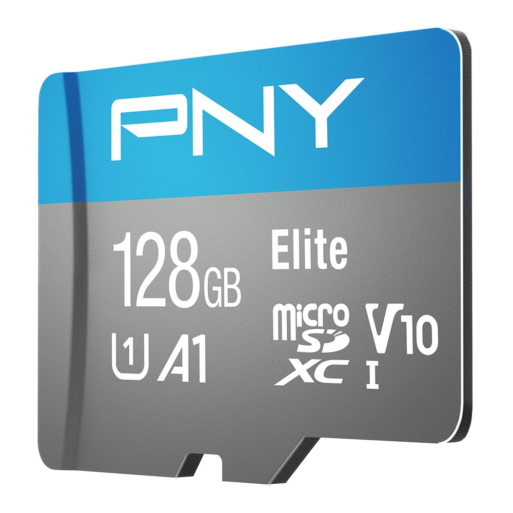 PNY 128GB Elite Mobile Accessories Class 10 U1 V10 A1 microSDXC Flash Memory Card - 100MB/s, Class 10, U1, V10, A1, Full HD, UHS-I, Micro SD - Image 2