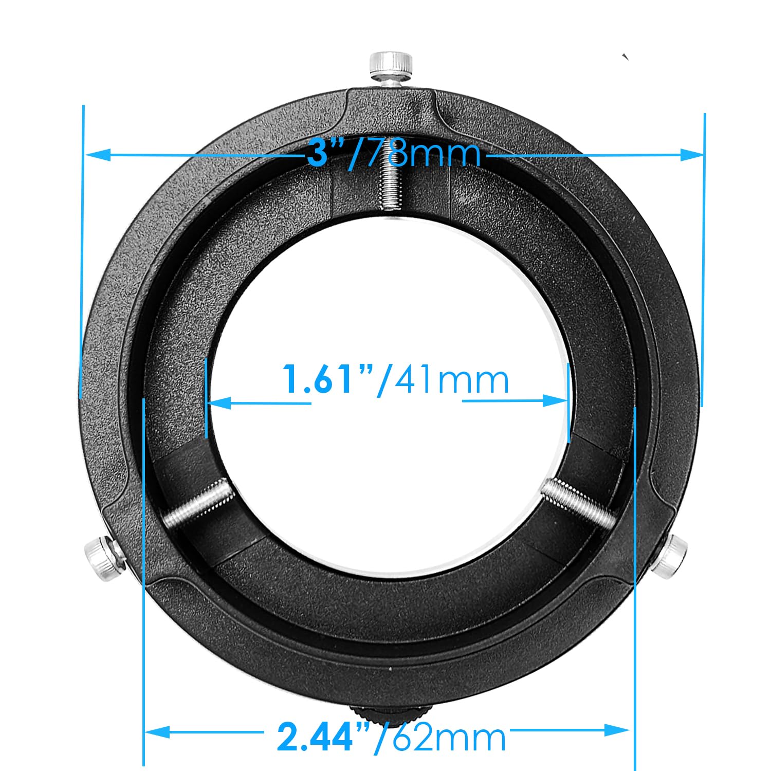 Polarized Microscope Light Anti Glare LED Ring Illuminator, USB Adjustable 96 LED Ring Light for Industry Monocular Binocular Trinocular Stereo Microscope Camera for PCB Repair 96 Polarized - Image 5
