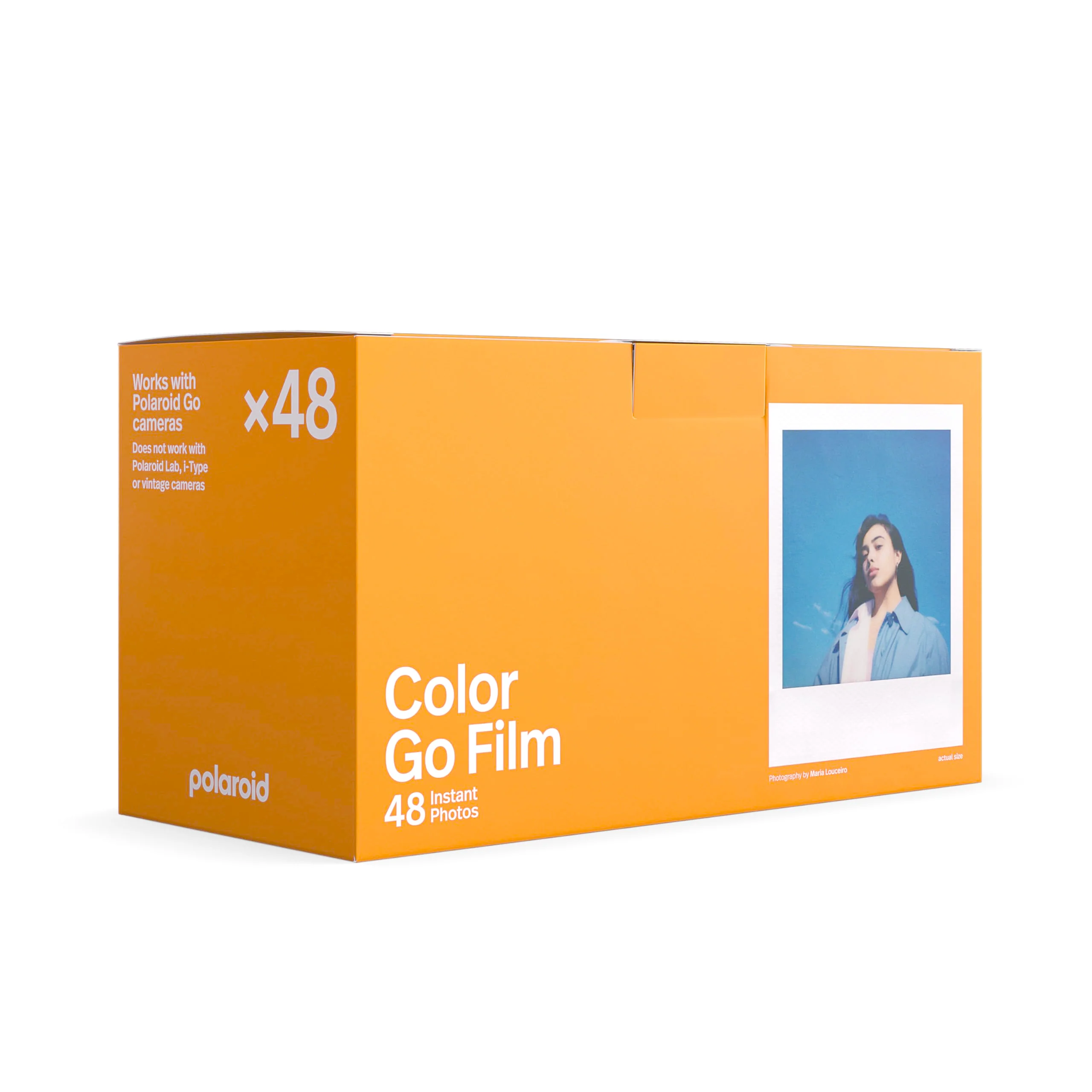 Polaroid Go Color Film - 48 Photos - 3 Double Packs Bulk Film (6212),white frame White Frame - Image 2