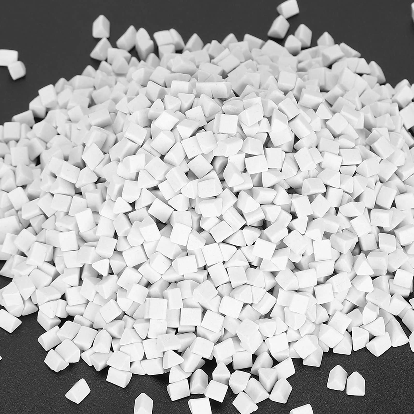 Polishing Abrasive Material Ceramic Filler Ceramic Pellets Non Abrasive Abrasive for Small Stones Tumbling Triangle 3lb for All Kinds of Tumblers for Bowlers - Image 4