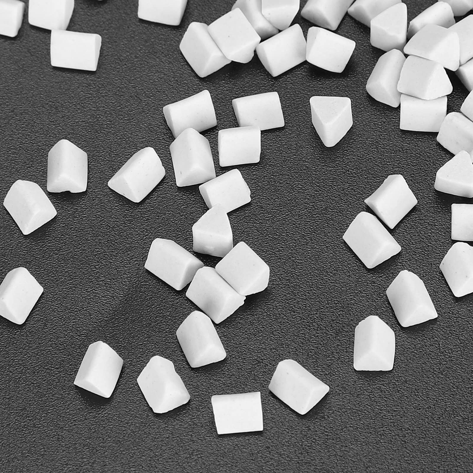 Polishing Abrasive Material Ceramic Filler Ceramic Pellets Non Abrasive Abrasive for Small Stones Tumbling Triangle 3lb for All Kinds of Tumblers for Bowlers - Image 7