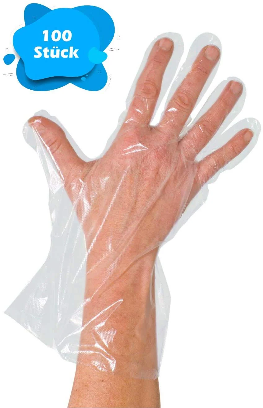 Polyethylene Gloves Transparent (Pack of 100) Diesel Gloves Disposable Gloves (Men) Men - Image 3