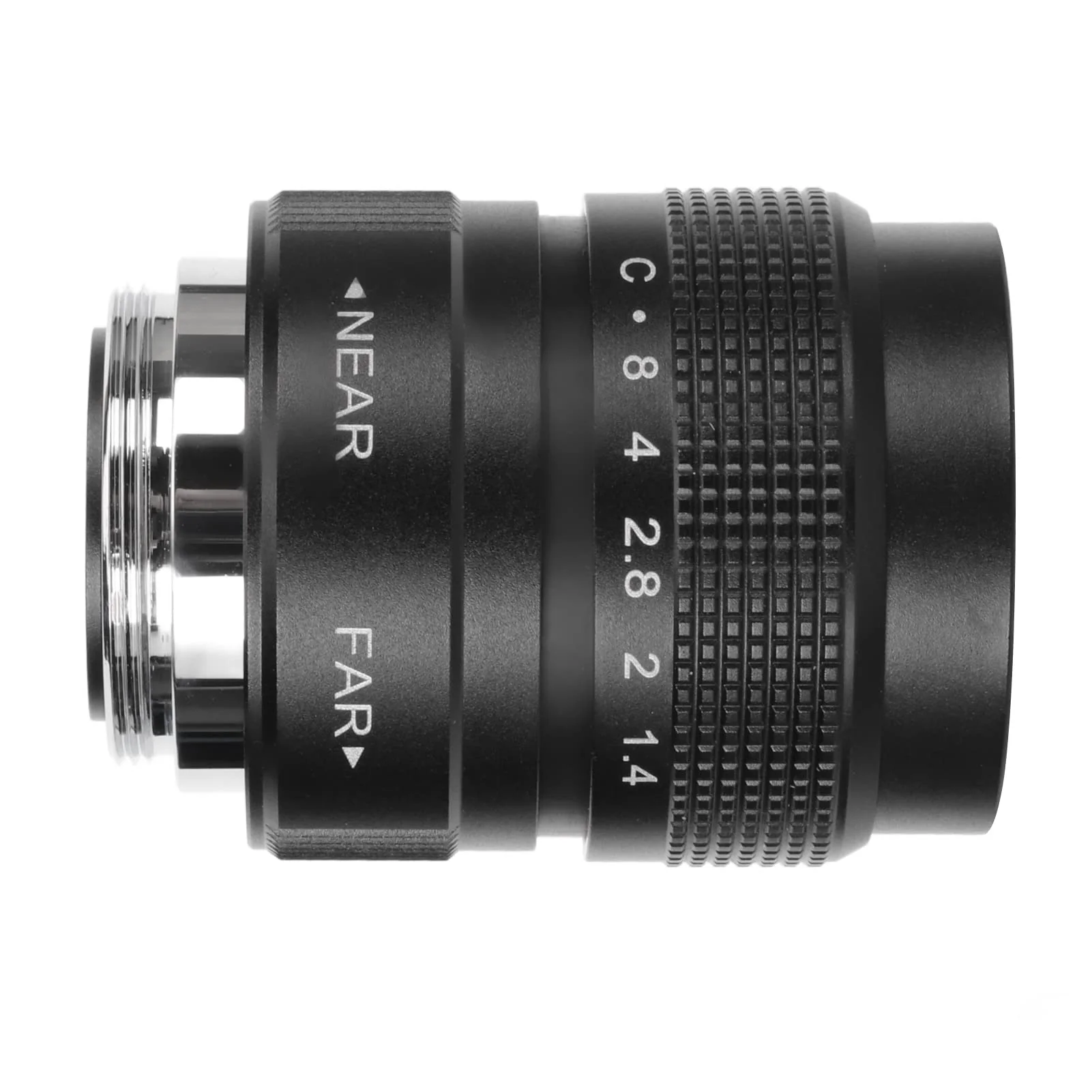 Pomya 25mm F1.4 Large Aperture Manual Focus, CCTV Lens, Prime MFT Lens for M43,Support Bar Shop Parking House Warehouse (Black) 25mm F1.4 Black - Image 7
