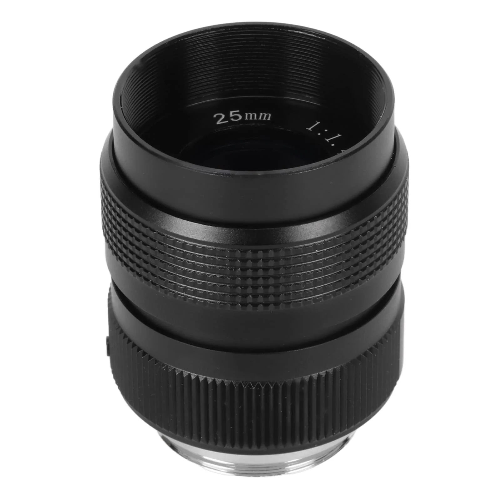 Pomya 25mm F1.4 Large Aperture Manual Focus, CCTV Lens, Prime MFT Lens for M43,Support Bar Shop Parking House Warehouse (Black) 25mm F1.4 Black - Image 8