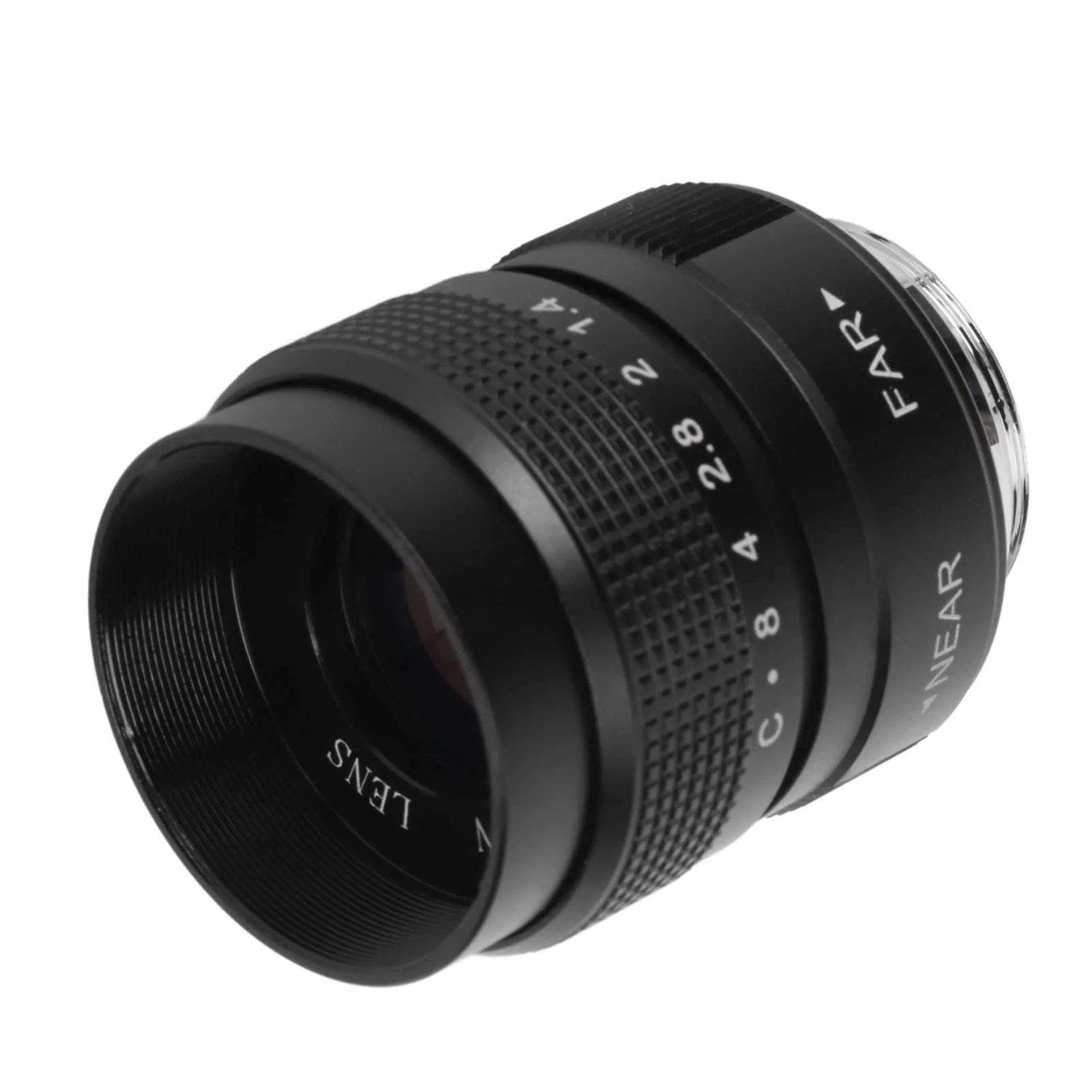 Pomya 25mm F1.4 Large Aperture Manual Focus, CCTV Lens, Prime MFT Lens for M43,Support Bar Shop Parking House Warehouse (Black) 25mm F1.4 Black - Image 9