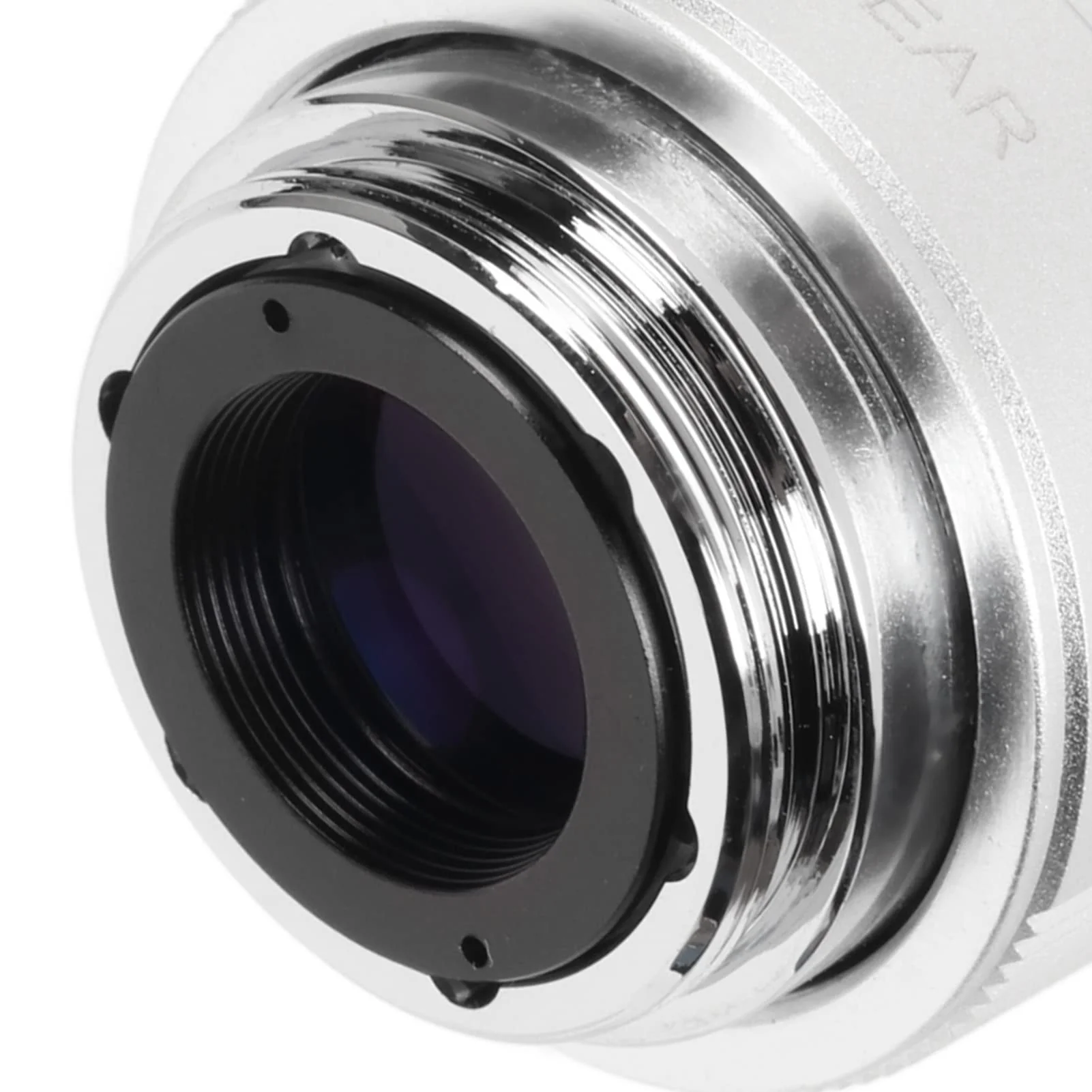 Pomya 25mm F1.4 Large Aperture Manual Focus, CCTV Lens, Prime MFT Lens for M43,Support Bar Shop Parking House Warehouse (Silver) 25mm F1.4 White - Image 8