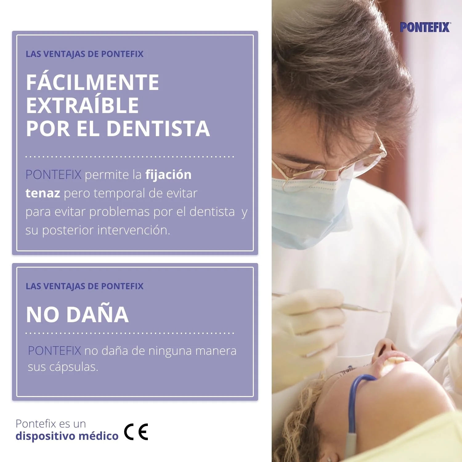 Pontefix Dental Tooth Cement - Attaches Bridges, Crowns and Pin Teeth, Do It Yourself - Image 4