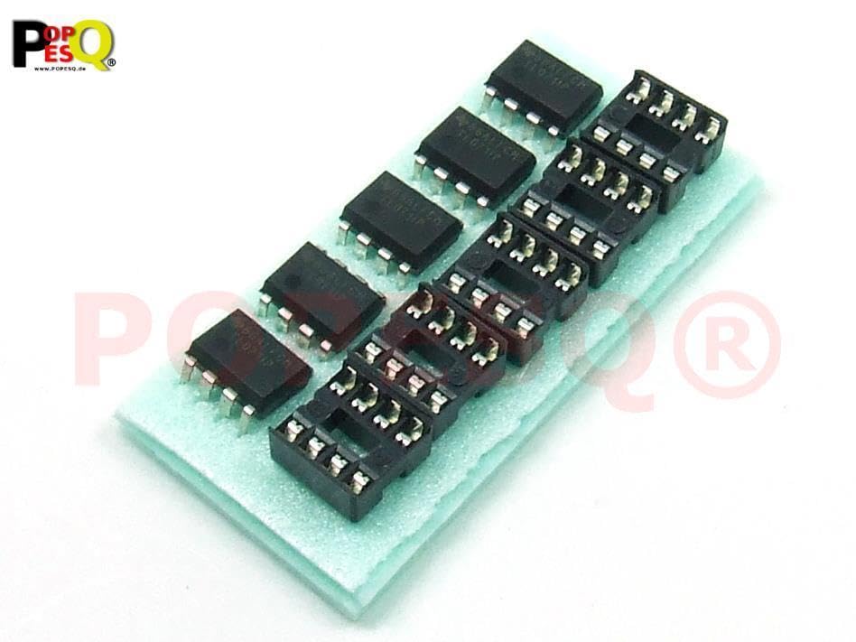 POPESQ® - 5 Pcs. x TL071 with DIP8 Socket Op Amp #A1801 - Image 2