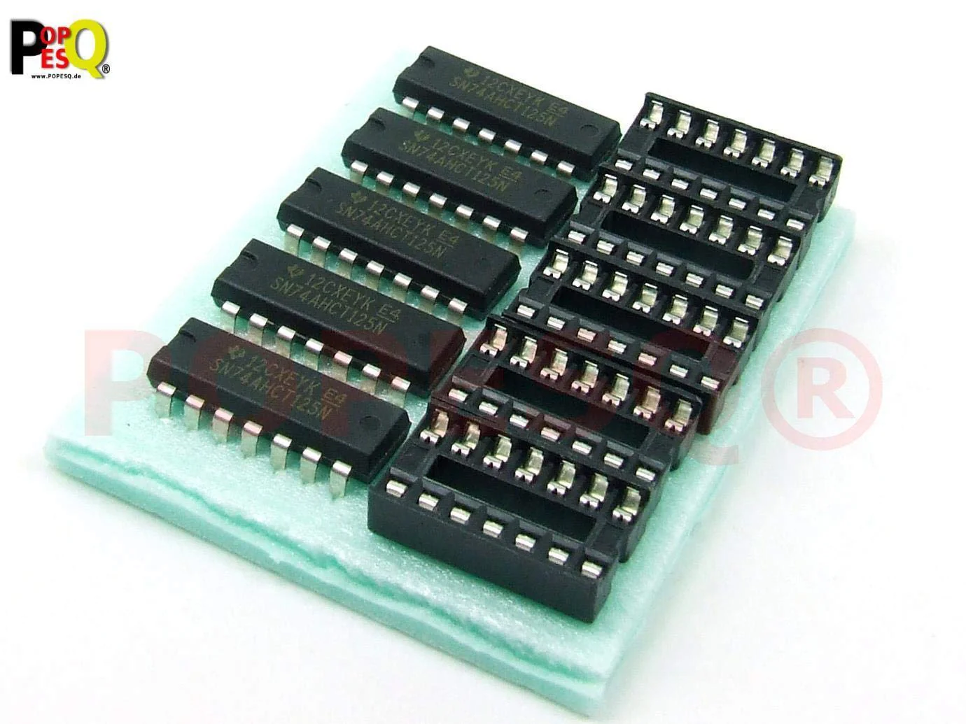 POPESQ® Pack of 5 x 74AHCT125N with Socket #A579 - Image 2