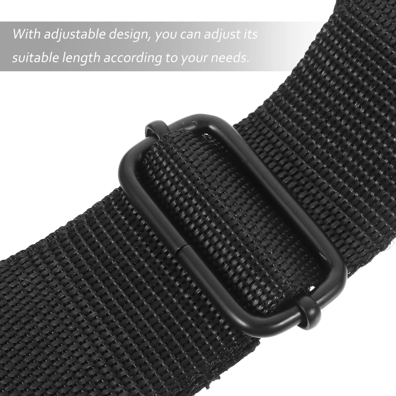 POPETPOP 2Pcs Premium Instrument Bag Shoulder Straps Padded Durable Guitar Case Belts for Violin Cello and More Convenient Replacement for Broken Straps Black Color - Image 3