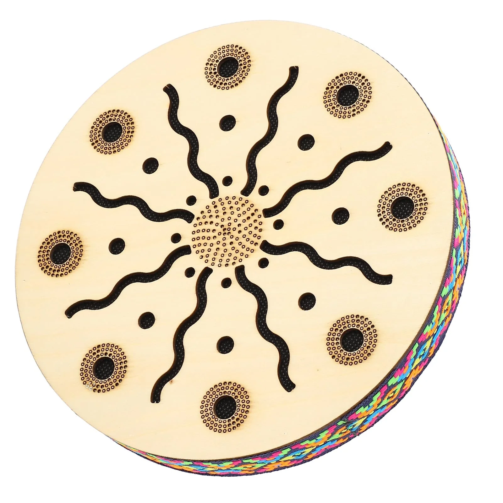 Portable, Authentic Ethnic Sound, Maple Percussion Instrument, 8in, for Meditation, Relaxation, Music Therapy, Home Decor, School - Image 2