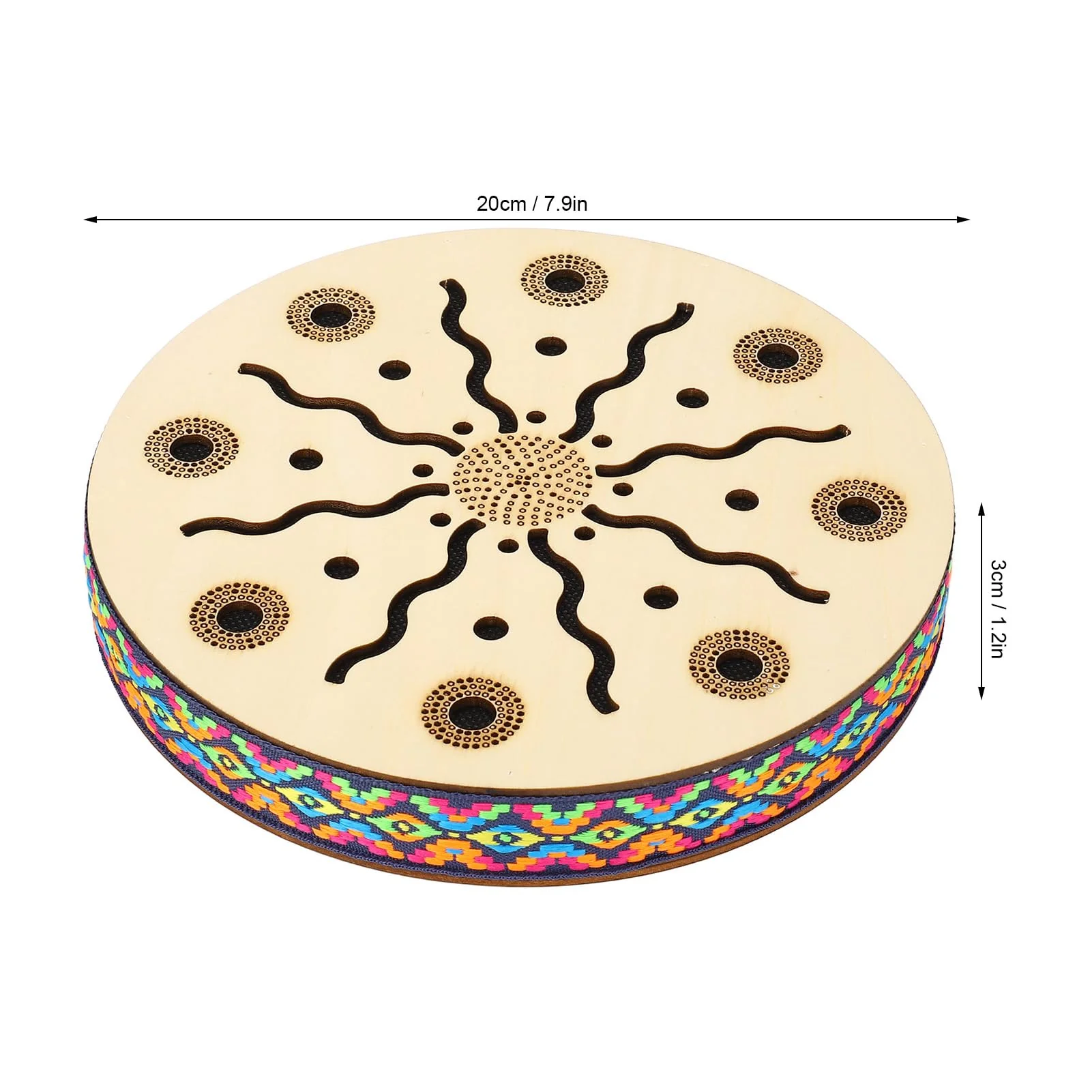 Portable, Authentic Ethnic Sound, Maple Percussion Instrument, 8in, for Meditation, Relaxation, Music Therapy, Home Decor, School - Image 8