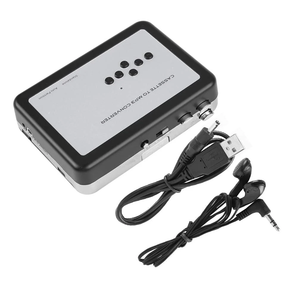 Portable Cassette Player Recorder Converter, Cassette to MP3 Converter USB Flash Drive Capture Audio Music Player - Image 7