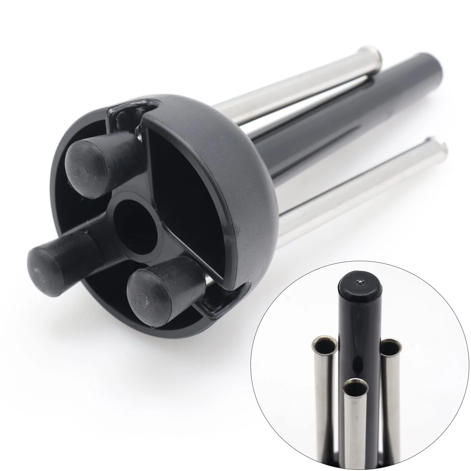 Portable Clarinet Stand Holder, Metal 3-Leg Clarinet Support, Flute Stand Compatible with Clarinets, Saxophones, and Other Wind Instruments - Image 4