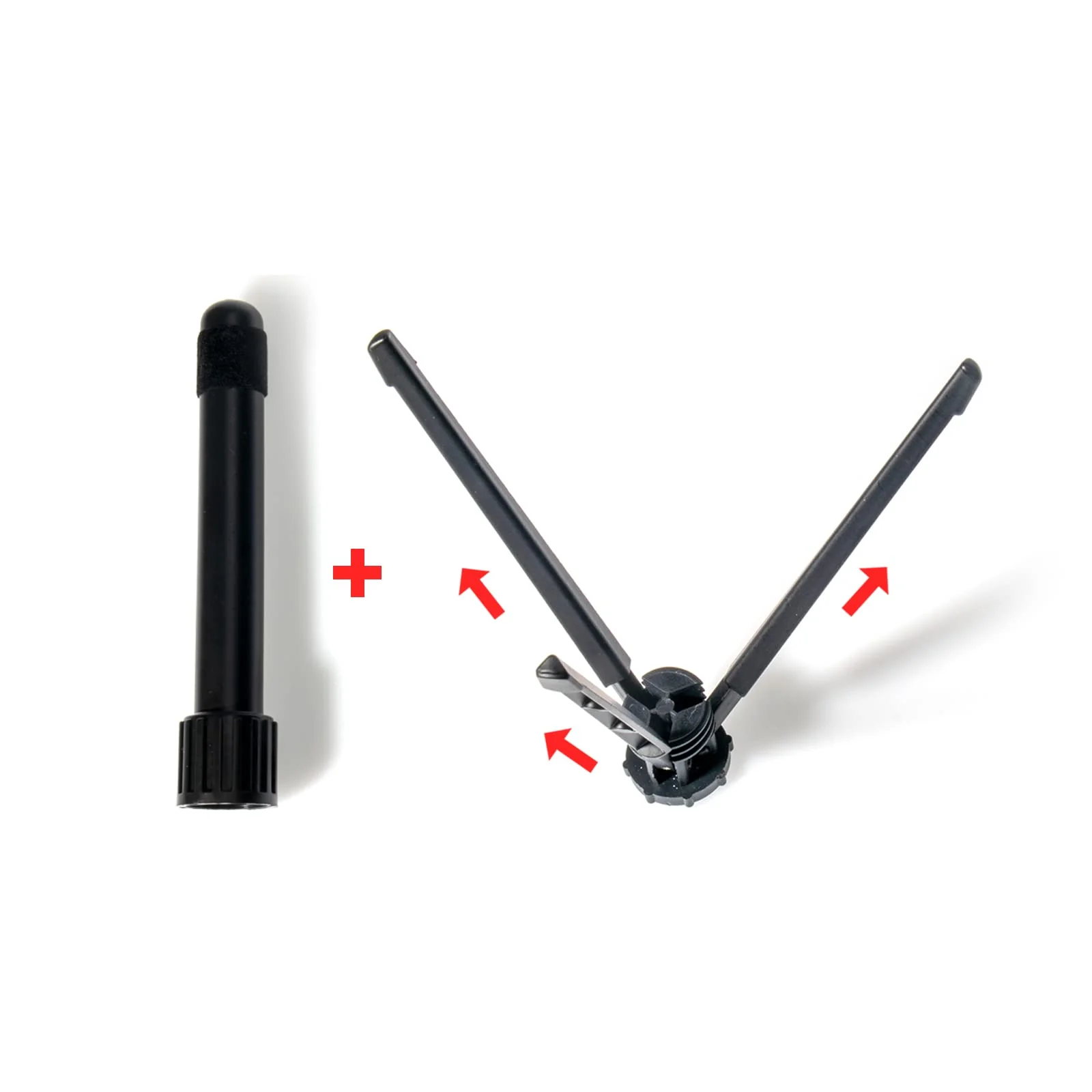 Portable Flute Stand Holder, Metal 3-Leg Flute Stand with Foldable Flute Stand Base, Stable Support Flute Stands, Wind Instrument Accessory - Image 4