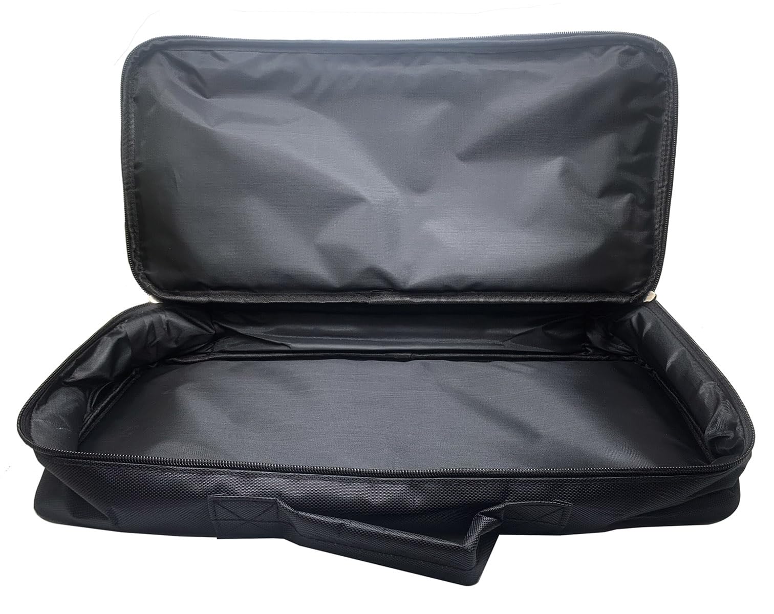 Portable Gig Bag Effect Pedalboard Carry Bag 18 x 9 x 3 Inch for Small Guitar Effects Pedal Board Black - Image 3
