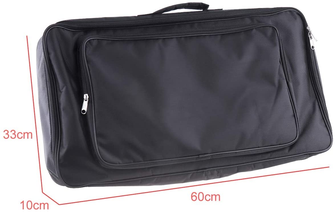 Portable Gig Bag Guitar Effects Pedal Board Carry Bag 23.6 x 13 x 4inch Black - Image 4