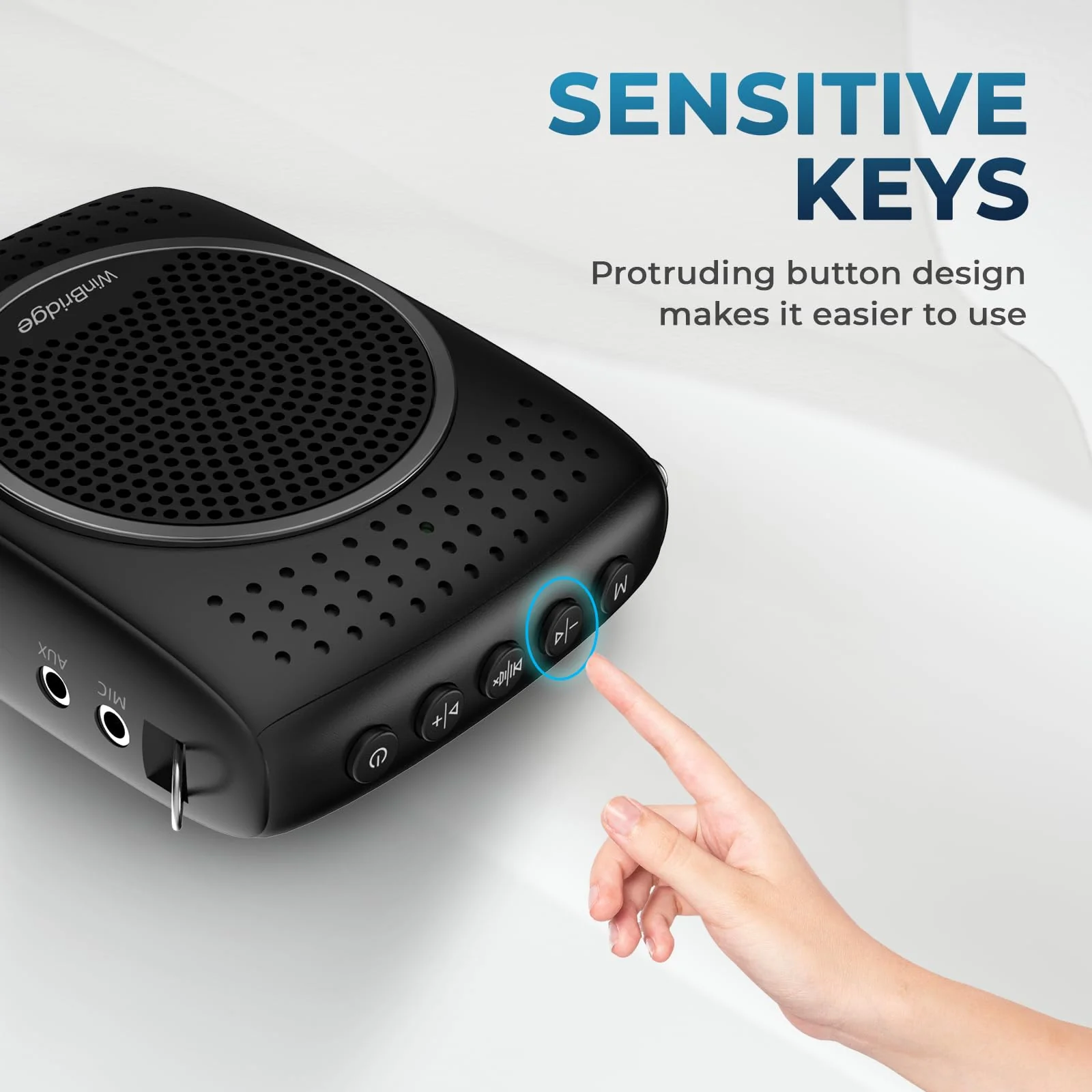 Portable Voice Amplifier Microphone with Speaker, Portable Speaker with Lavalier/Headset Microphone - Mini Pa System for Speaking Teachers Classroom Tour Guide 2024 Updated - Image 5