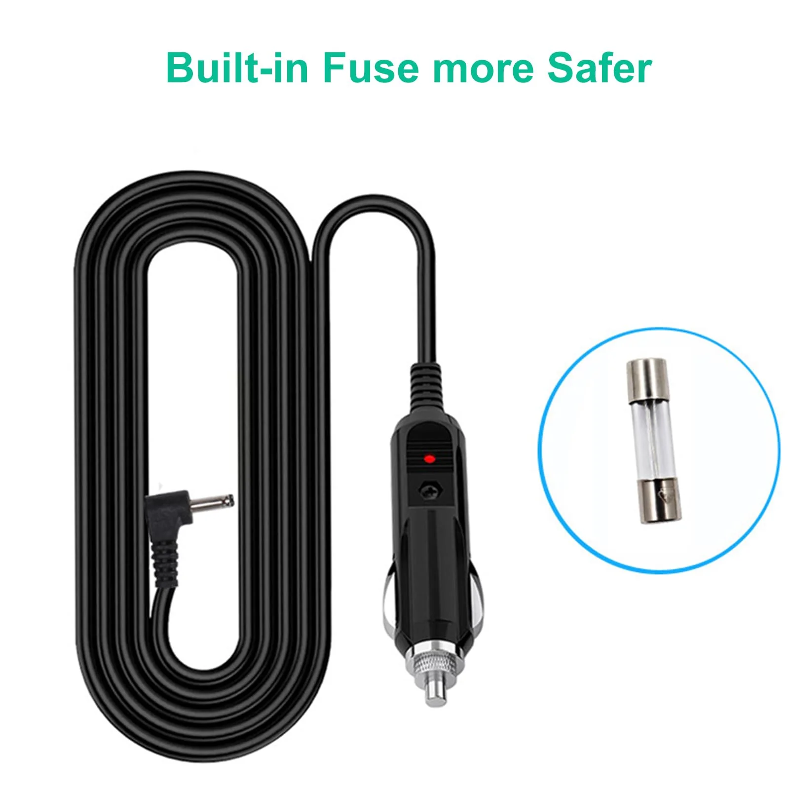 Power Cord for Furrion FOS07TADS, Whistler, Uniden DFR1 DFR3, Cobra 480i Esr800 Xrs9370 Esd7570 Radar Detector Car Adapter Charger - Image 4