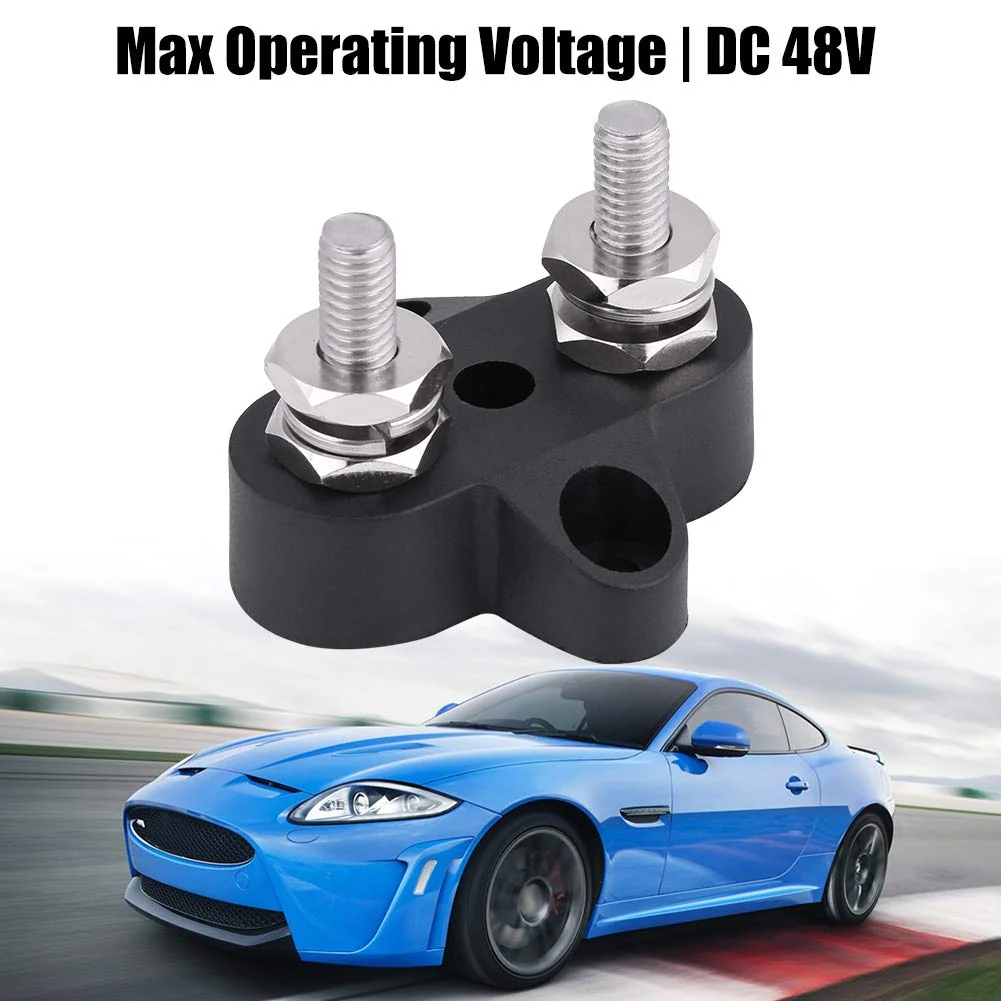 Power Distribution Block, M6 Busbars, Power Supply Terminal Block, Double 48 V, High Performance Plus Power Distribution, 2 Bolts - Image 2