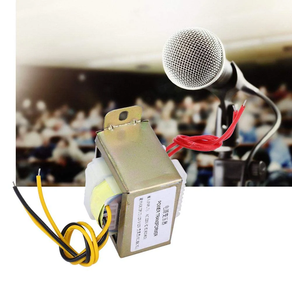 Power Transformer AC 220 V to Dual AC 12 V Step-Down Transformer Module for 2.1 Channel Amplifier Board, 12 V 30 W (AC 220 V to Dual AC 12 V) - Image 4
