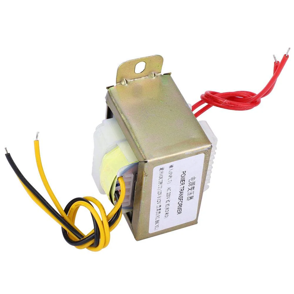 Power Transformer AC 220 V to Dual AC 12 V Step-Down Transformer Module for 2.1 Channel Amplifier Board, 12 V 30 W (AC 220 V to Dual AC 12 V) - Image 6