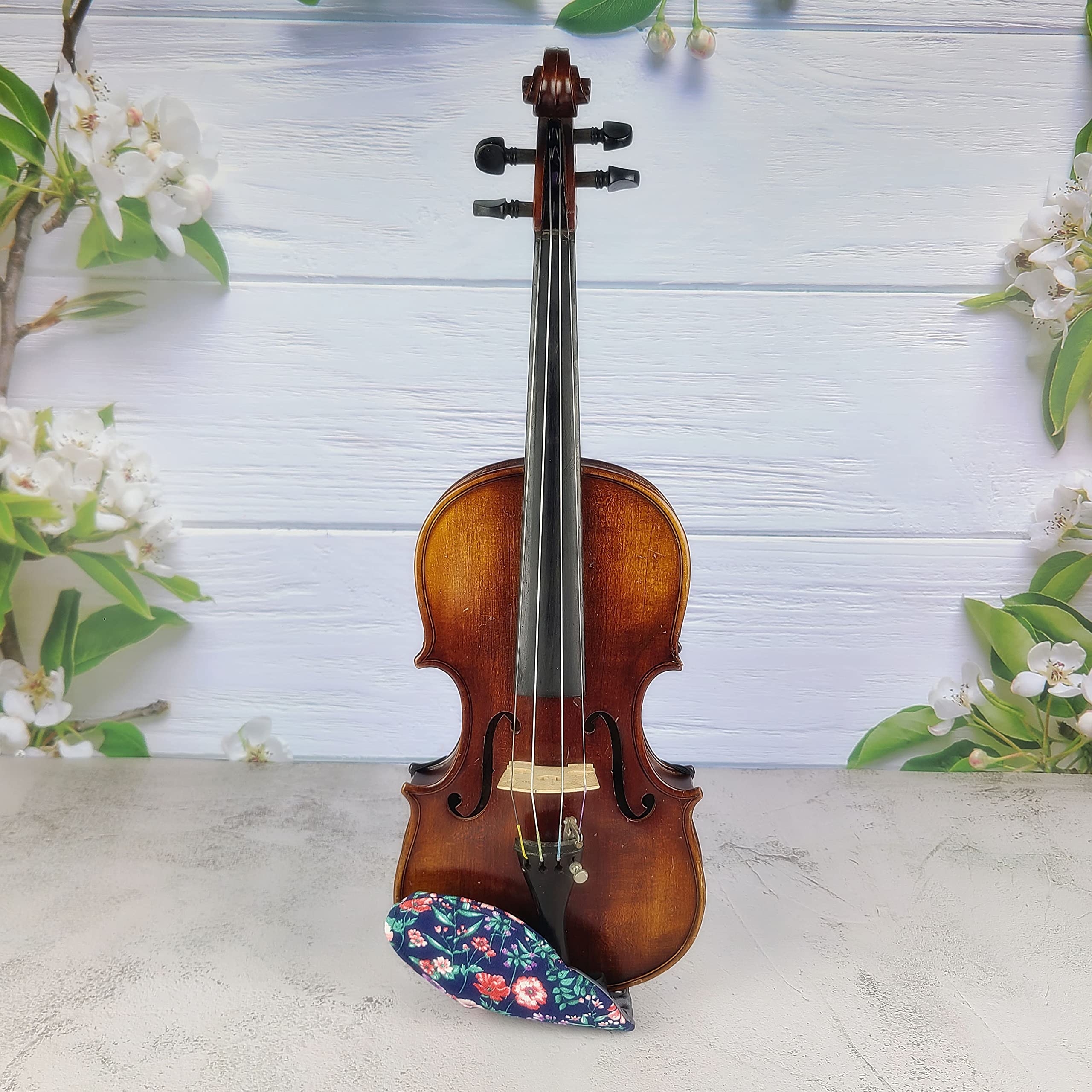 Premium Chinrest Cover for Violin Lesson Child Guarneri Model Chin Rest Pad Pure Cotton Perfect for Beginners Accessories AmaMid27 - Image 4