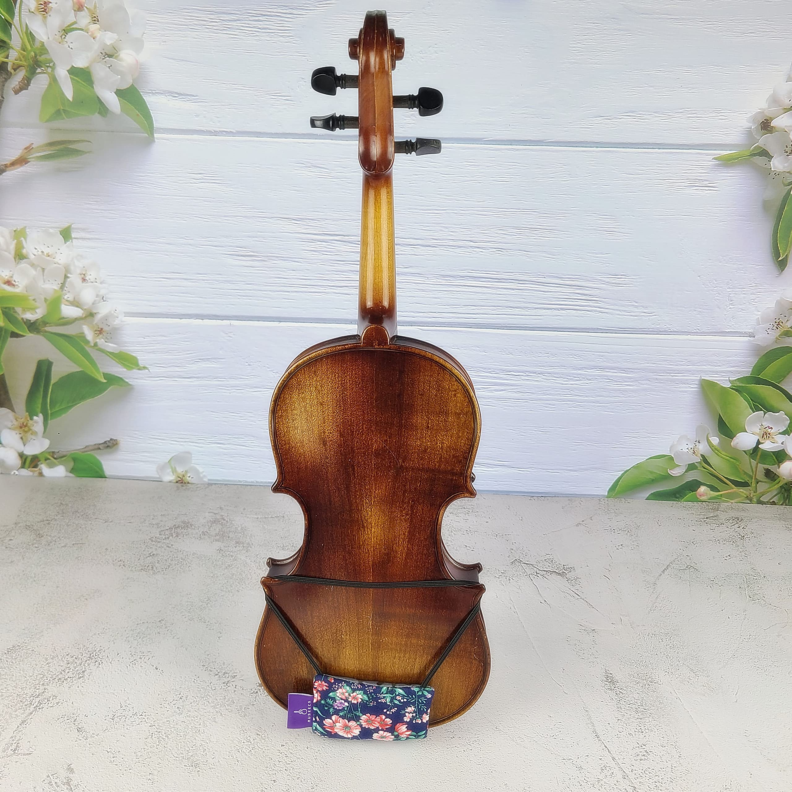 Premium Chinrest Cover for Violin Lesson Child Guarneri Model Chin Rest Pad Pure Cotton Perfect for Beginners Accessories AmaMid27 - Image 5