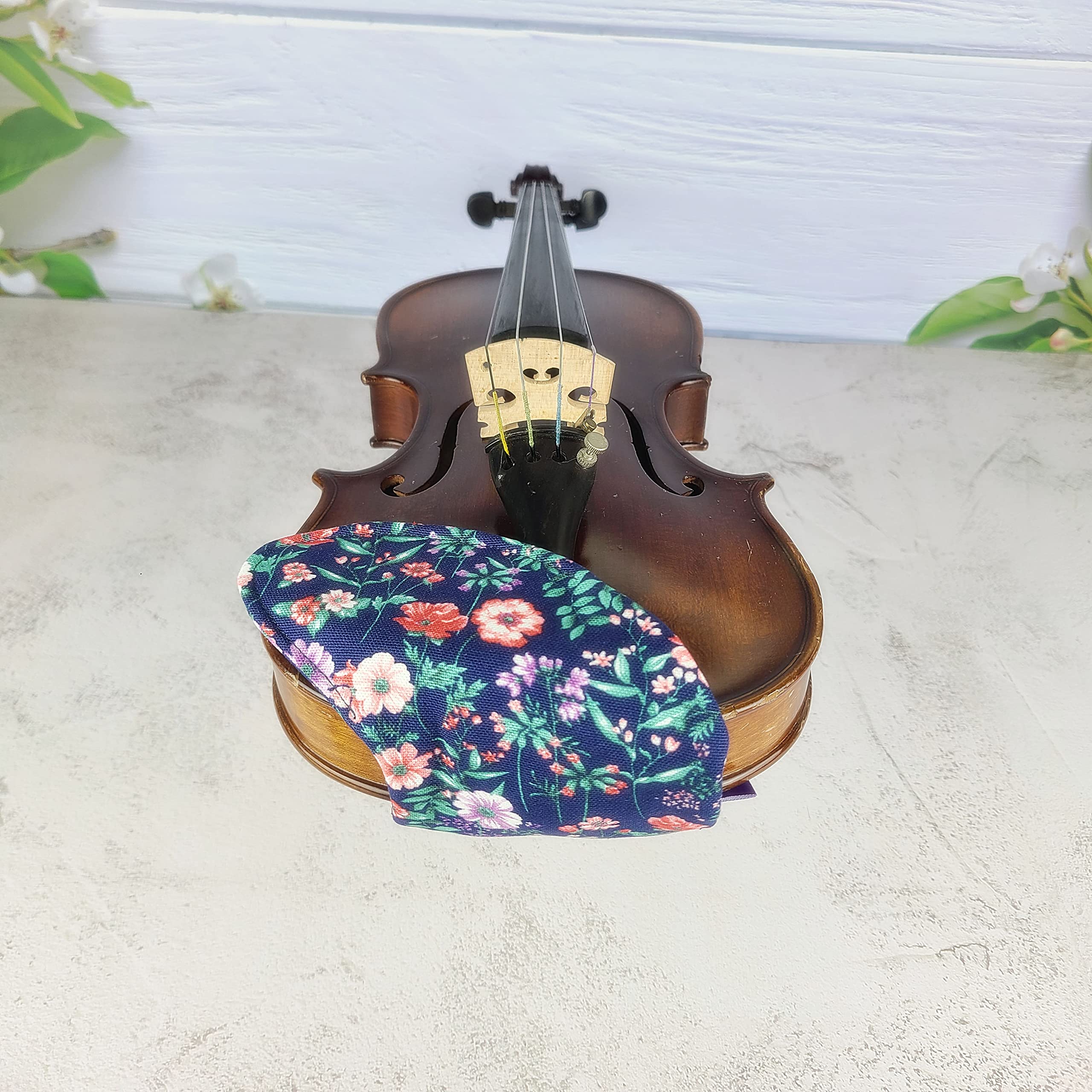 Premium Chinrest Cover for Violin Lesson Child Guarneri Model Chin Rest Pad Pure Cotton Perfect for Beginners Accessories AmaMid27 - Image 6