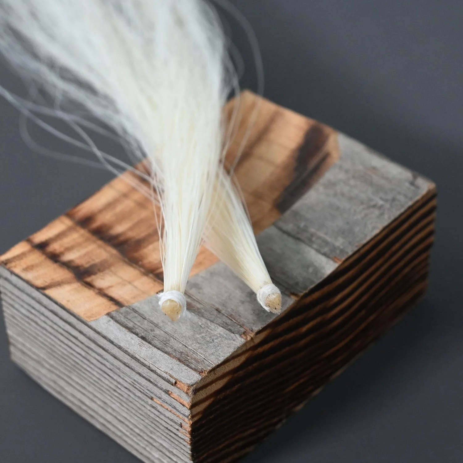Premium Mongolian Horse Hair for Bass Bow Unbleached, White 29'' Music Instrument Accessories - Image 4