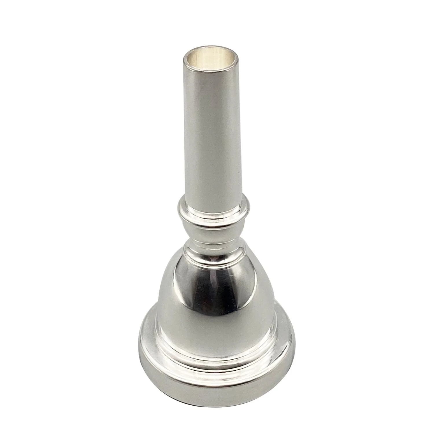 Premium Silver Plated Tuba Mouthpiece - Enhance Your Performance with Superior Sound Quality and Durability - Image 3