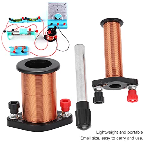 Primary Secondary Coil Physical Electromagnetic Induction Coil Experimental Instrument Primary Coil A Secondary Coil B Soft Iron Core C for Physics Teaching - Image 6