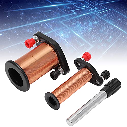 Primary Secondary Coil Physical Electromagnetic Induction Coil Experimental Instrument Primary Coil A Secondary Coil B Soft Iron Core C for Physics Teaching - Image 7