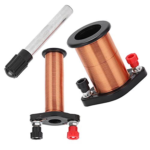 Primary Secondary Coil Physical Electromagnetic Induction Coil Experimental Instrument Primary Coil A Secondary Coil B Soft Iron Core C for Physics Teaching - Image 9