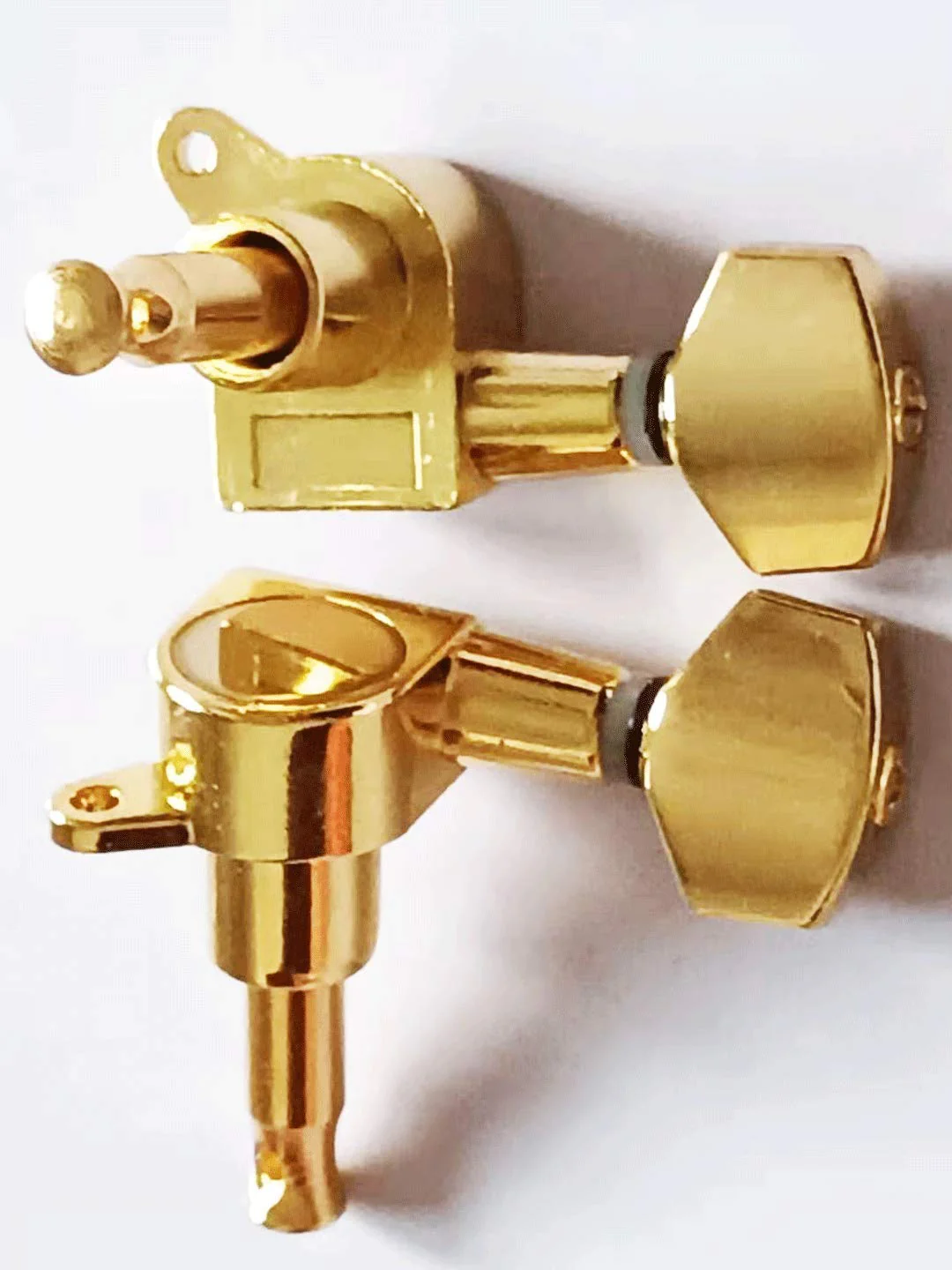 Pro 6 inline Guitar Tuners String Tuning Pegs Machines Heads Set for Fender Stratocaster Telecaster Electric Guitar Parts,Gold. HY-QTN01-S6GD - Image 3
